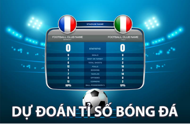 Tỷ số bóng đá giúp các nhà cái đưa ra tỷ lệ kèo hợp lý