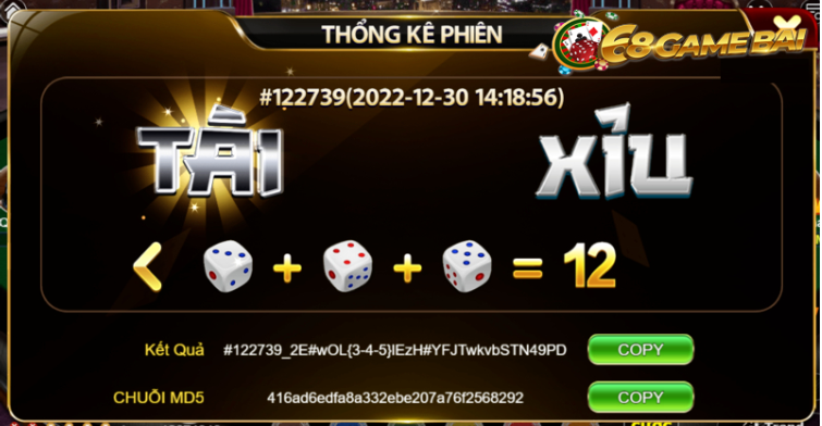 Tài Xỉu tại 68 Game Bài cực kỳ cuốn hút, hấp dẫn