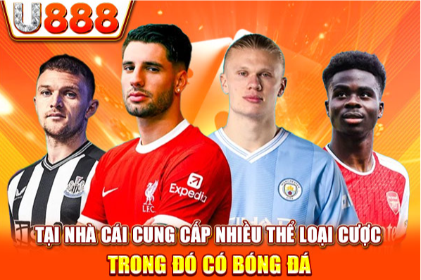 Tại nhà cái cung cấp nhiều thể loại cược trong đó có bóng đá